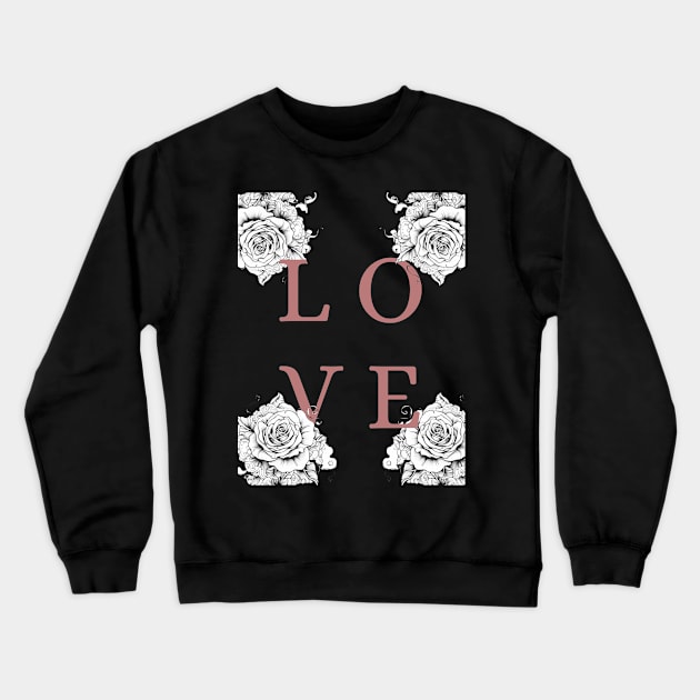 love Crewneck Sweatshirt by MetamorphoseHob